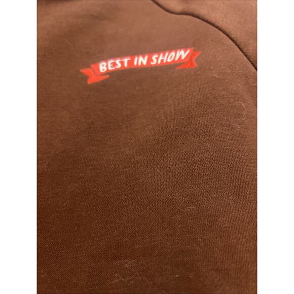 The Cuddle Collab Women's "best In Show" Crewneck Sweatshirt Brown Size XS - Picture 2 of 6